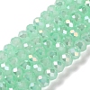 Baking Electroplate Glass Beads Strands X1-DGLA-A039-J10mm-B07-1