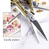 420 Stainless Steel Retro-style Sewing Scissors for Embroidery TOOL-WH0127-16AB-4