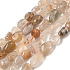 Natural Rutilated Quartz Beads Strands G-Z126-A02-2