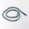 Electroplate Non-magnetic Synthetic Hematite Bead Strands G-F300-22E-2
