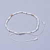 Adjustable Nylon Thread Braided Beads Bracelets BJEW-JB04374-4
