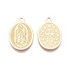 Ion Plating(IP) 304 Stainless Steel Charms STAS-L247-019G-2