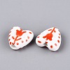 Handmade Porcelain Beads PORC-Q005-10C-2
