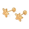 304 Stainless Steel Stud Earrings for Women SA-CBA44F8-04G-02-4