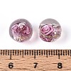 Handmade Foil Lampwork Beads LAMP-T021-33E-4