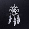 Non-Tarnish 201 Stainless Steel Pendants STAS-S105-JN355-1-1
