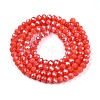 Electroplate Glass Beads Strands EGLA-A044-P3mm-A21-3