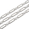 Tarnish Resistant Handmade 304 Stainless Steel Link Chains CHS-M004-02P-1