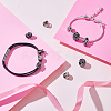 10Pcs 5 Styles 304 Stainless Steel European Beads STAS-GA0001-82-4