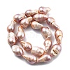 Natural Nucleated Pearl Beads Strands PEAR-B004-15F-01D-4