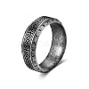 Viking Style Retro 304 Stainless Steel Finger Rings FS-WG40F7A-02-3