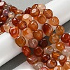 Natural Brazil Red Agate Beads Strands G-L599-A01-02-1