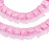 2-Layer Pleated Satin Organza Ribbons PJ-TAC0004-02C-2