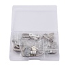 5 Sets 5 Styles Zinc Alloy Bag Twist Lock Accessories FIND-SZ0001-24-3