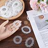 6 Bags 2 Styles PET Waterproof Lace Decorative Stickers STIC-SC0001-02A-3