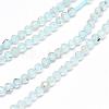 Natural Blue Topaz Beads Strands G-G914-2mm-12-4