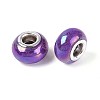 Opaque Resin European Beads RPDL-T038-007G-2