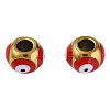 201 Stainless Steel Enamel Beads STAS-N087-59-01G-1