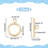 Unicraftale 12Pcs 304 Stainless Steel Toggle Clasps STAS-UN0050-81-4