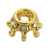 Zinc Alloy European Beads PALLOY-K013-01G-2