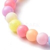 Opaque Acrylic Beads Stretch Bracelet Set for Kid BJEW-JB06589-16