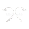 316 Stainless Steel Ear Cuff Findings X-STAS-H148-04P-2