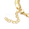 Rack Plating Brass Herringbone Chains Necklace for Men Women X-NJEW-M193-01G-3