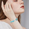 210Pcs 7 Styles Synthetic Turquoise Beads G-NB0005-44-6