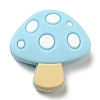 Mushroom Food Grade Eco-Friendly Silicone Focal Beads SIL-Z005-01B-1