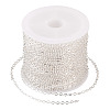 Brass Coated Iron Flat Cable Chains CH-TAC0007-02S-2
