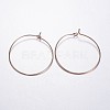 Brass Wine Glass Charm Rings Hoop Earrings X-EC067-4RG-2