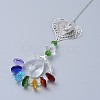 Crystals Chandelier Suncatchers Prisms Chakra Hanging Pendant AJEW-I040-17P-3