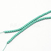 Non-magnetic Synthetic Hematite Beads Strands G-WH0018-01H-1