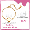 DIY Blank Dome Link Bracelet Making Kit DIY-UN0004-29-2