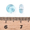 Electroplate Transparent Colours Rainbow Glass Seed Beads SEED-T007-03B-3