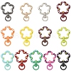 10Pcs Spray Painted Alloy Swivel Snap Clasps FIND-YW0009-38-2