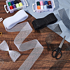 20 Yards 2 Colors Polyester Hard Horsehair Braid Boning Wedding Dress Accessories SRIB-NB0001-16-4