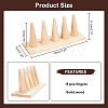 Wood Ring Display Stands ODIS-WH0001-42-2