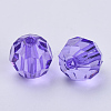 Transparent Acrylic Beads TACR-Q257-6mm-V50-3