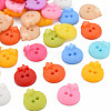2-Hole Plastic Buttons BUTT-N018-012-1