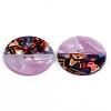 4-Hole Cellulose Acetate(Resin) Buttons BUTT-S026-003B-01-2