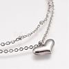 304 Stainless Steel Anklets AJEW-K009-20P-2