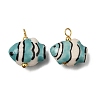 Handmade Porcelain Pendants PR-CBA0027-11G-10-1