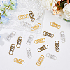 DICOSMETIC 72Pcs 3 Colors Zinc Alloy Connector Charms FIND-DC0003-69-4
