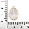 Brass Micro Pave Clear Cubic Zirconia Pendants KK-A207-08G-3