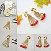 36Pcs Brass Clip-on Earring Findings KK-PH0021-01M-7