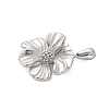 304 Stainless Steel Pendants STAS-Q349-01E-P-2