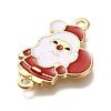 Christmas Alloy Red Enamel Links FIND-I040-02A-2