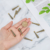 10Pcs Alloy Cord Ends FIND-FH0009-40AB-3