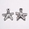Tibetan Style Alloy Starfish/Sea Stars Pendants X-LF0463Y-2